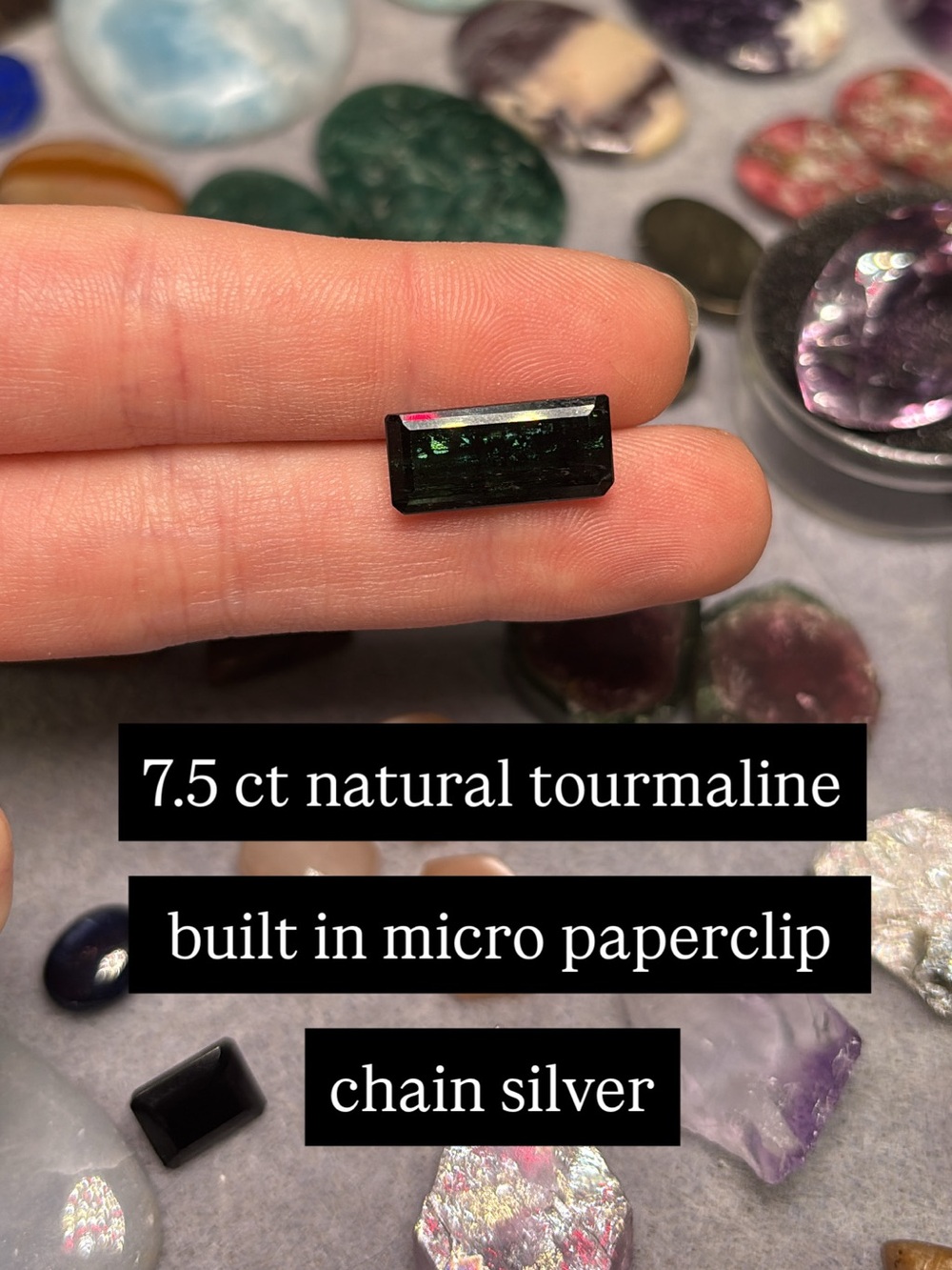 Tourmaline built in